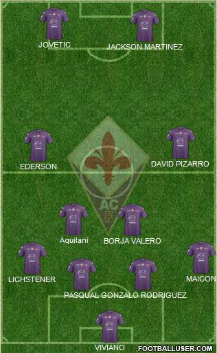 Fiorentina Formation 2013