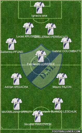 Deportivo Merlo Formation 2013
