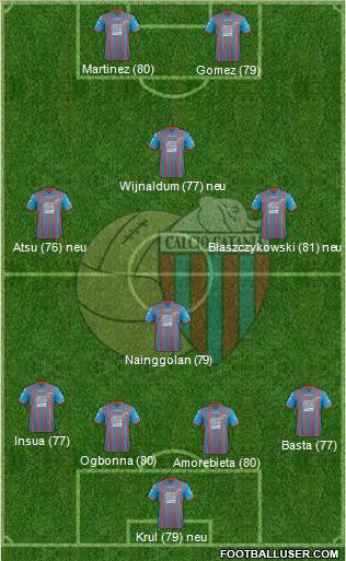 Catania Formation 2013