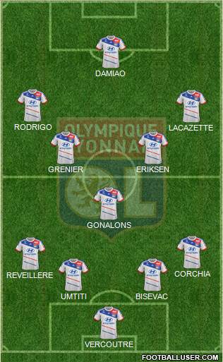 Olympique Lyonnais Formation 2013