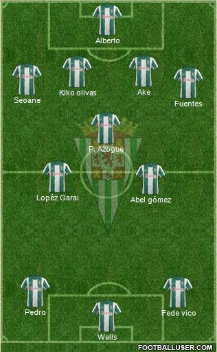 Córdoba C.F., S.A.D. Formation 2013