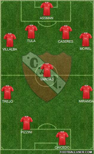 Independiente Formation 2013