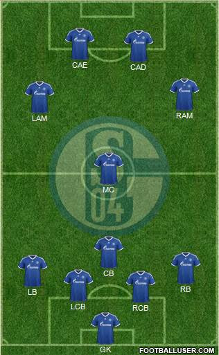 FC Schalke 04 Formation 2013