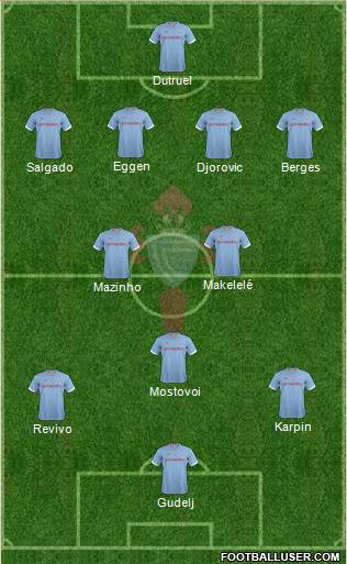 R.C. Celta S.A.D. Formation 2013