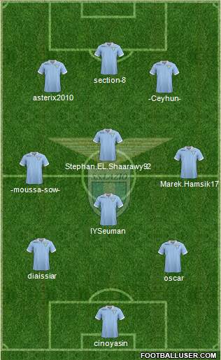 S.S. Lazio Formation 2013