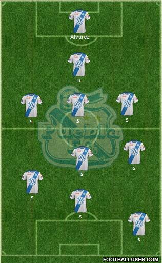 Club Puebla de la Franja football formation