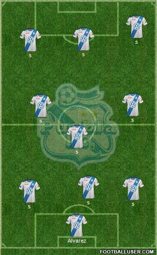 Club Puebla de la Franja football formation