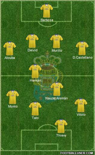 U.D. Las Palmas S.A.D. Formation 2013