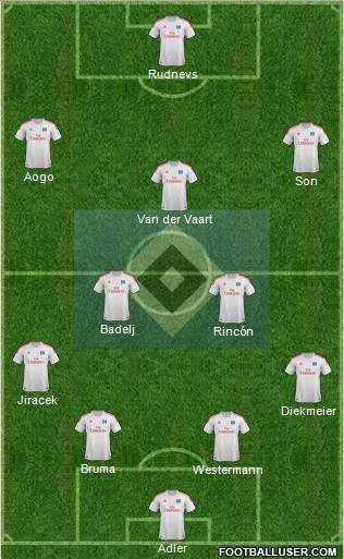 Hamburger SV Formation 2013