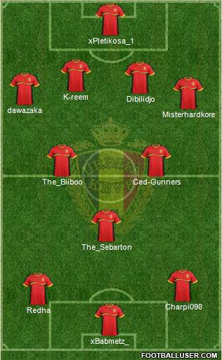 Belgium Formation 2013