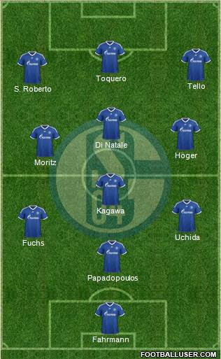 FC Schalke 04 Formation 2013