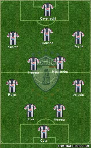 Club Deportivo Pachuca Formation 2013
