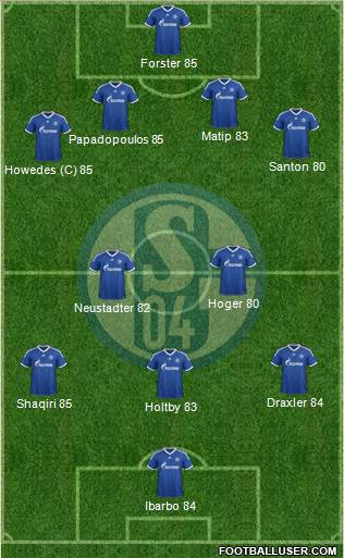 FC Schalke 04 Formation 2013