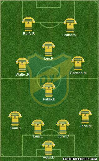 Defensa y Justicia Formation 2013