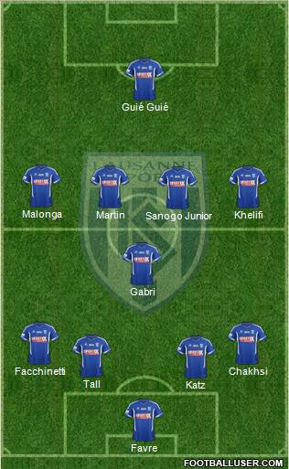 FC Lausanne-Sport Formation 2013