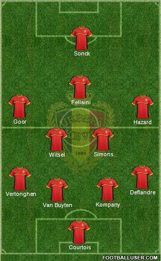 Belgium Formation 2013