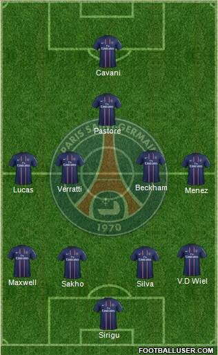 Paris Saint-Germain Formation 2013
