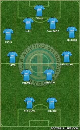 Belgrano de Córdoba Formation 2013