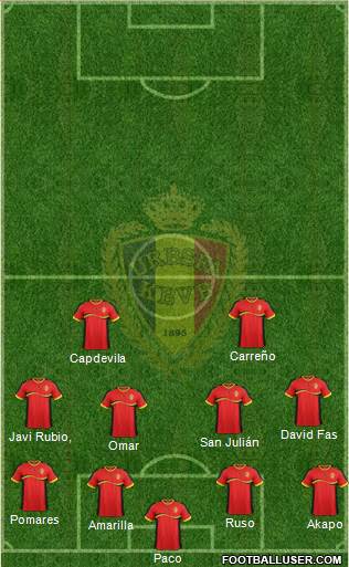 Belgium Formation 2013