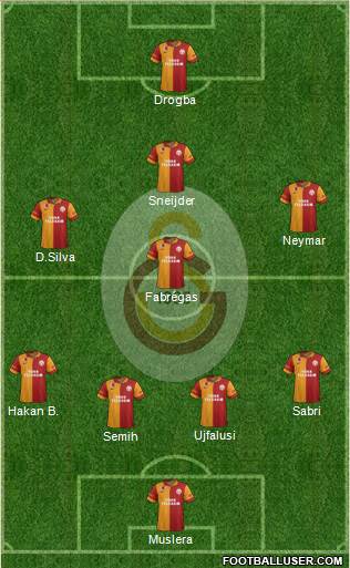 Galatasaray SK Formation 2013