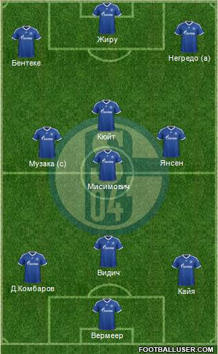 FC Schalke 04 Formation 2013