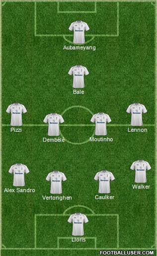Tottenham Hotspur Formation 2013