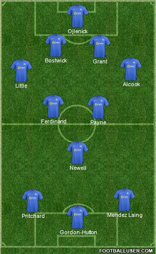 Peterborough United Formation 2013
