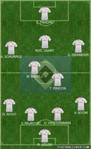 Hamburger SV Formation 2013