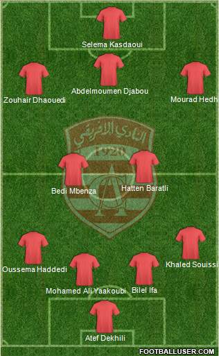 Club Africain Tunis Formation 2013