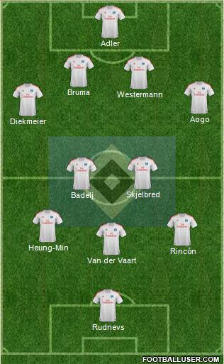 Hamburger SV Formation 2013