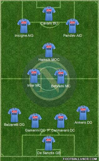 Napoli Formation 2013