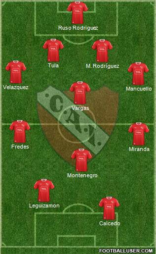 Independiente Formation 2013