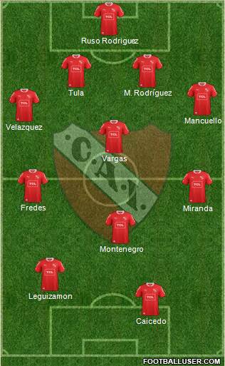 Independiente Formation 2013