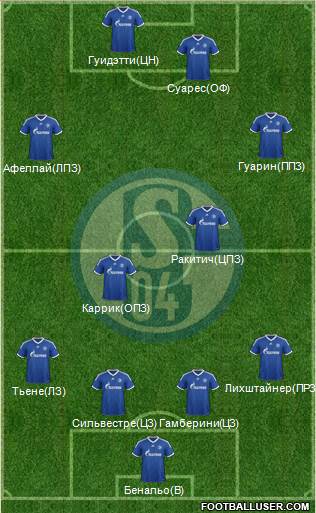 FC Schalke 04 Formation 2013