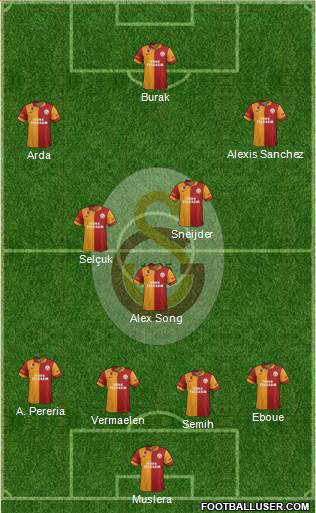 Galatasaray SK Formation 2013