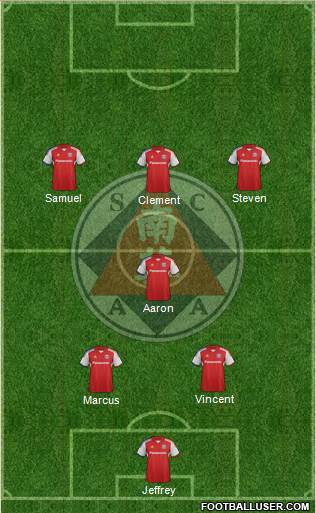 South China Athletic Association Formation 2013