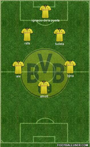 Borussia Dortmund Formation 2013