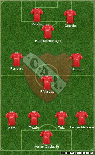 Independiente Formation 2013
