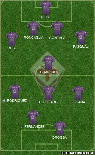 Fiorentina Formation 2013
