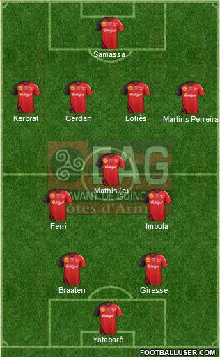 En Avant de Guingamp Formation 2013
