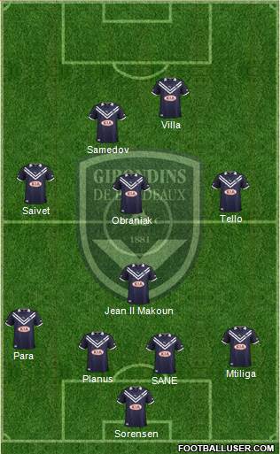 FC Girondins de Bordeaux Formation 2013