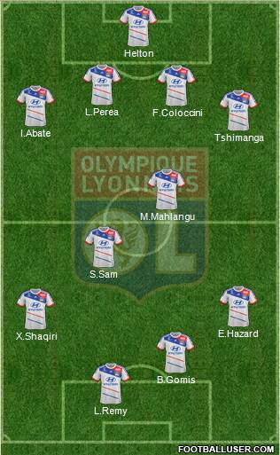 Olympique Lyonnais Formation 2013