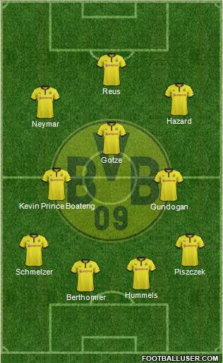 Borussia Dortmund Formation 2013