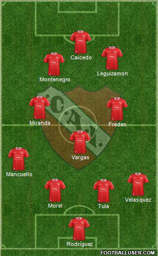Independiente Formation 2013