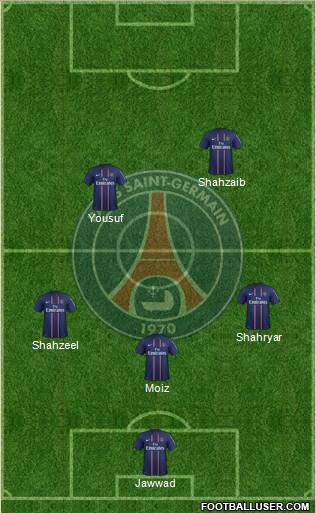 Paris Saint-Germain Formation 2013