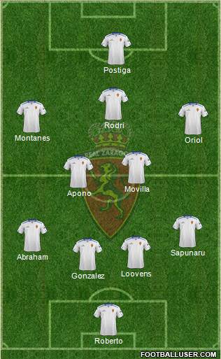 R. Zaragoza S.A.D. Formation 2013