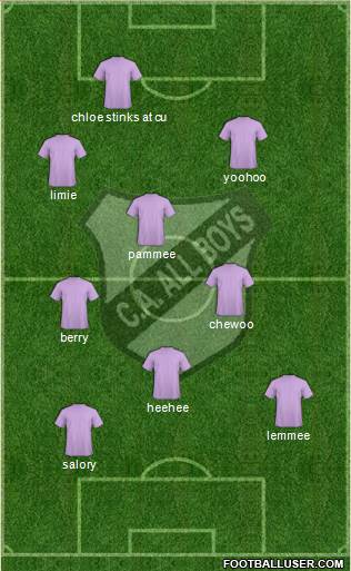 All Boys Formation 2013