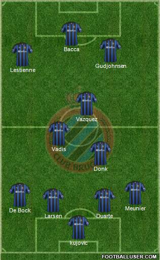 Club Brugge KV Formation 2013