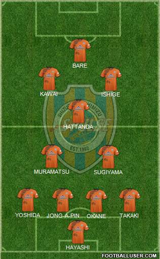 Shimizu S-Pulse Formation 2013