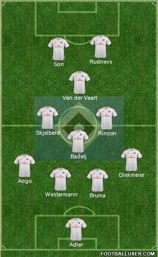 Hamburger SV Formation 2013